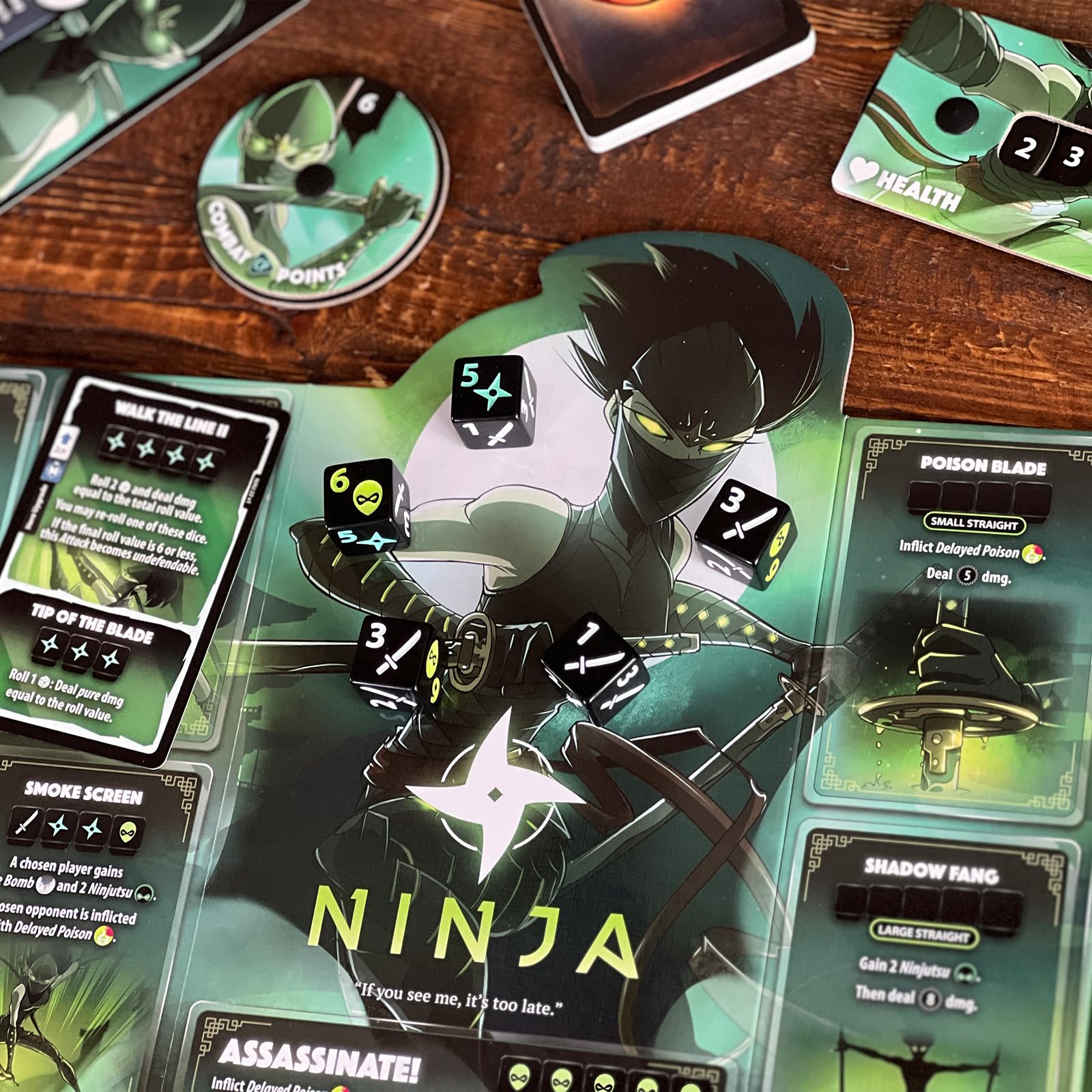 Dice Throne - Two Hero Box - Treant v Ninja - Fast Playing Collectible Tabletop Game