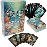 Veto Wild Waters Card Game, Easy to Learn Family Card Game for Kids &amp; Adults, Strategy &amp; Party Game, 2&ndash;4 Players