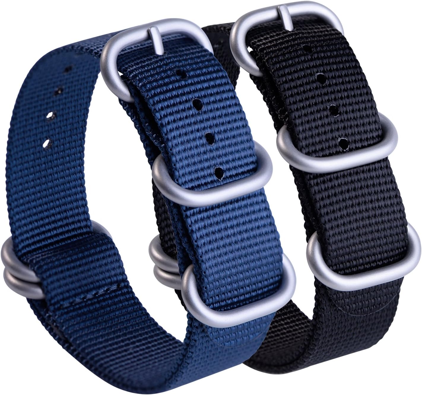 Adebeda NATO Strap 20mm 22mm Nylon Watch Bands Replacement Straps