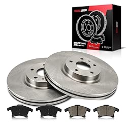 Torchbeam 54197 D1653 Front Ceramic Brake Pads and