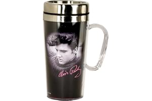 Spoontiques - Insulated Travel Mug - Superman Logo Coffee Cup - Coffee Lovers Gift - Funny Coffee Mug - 15 oz - Blue