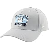 ZHATS Men's Standard NCAA Officially Licensed Fitted Hat ZH Patch Switchback Light Gray, Grey, Medium