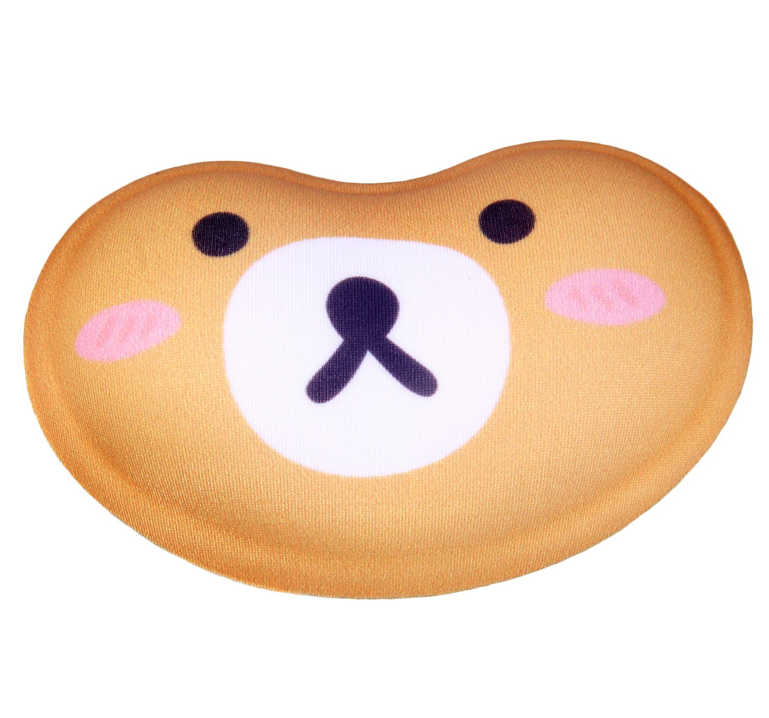 Tuka Ergonomic Soft Silicone Wrist Rest Support, Gel Hand Rest with Textile Cover – Non Slip Grip Flex Finish, Anti-Fatigue Comfort Mouse Wrist Support Pad, Funny Cartoon Design, TKC5113 lovelybear