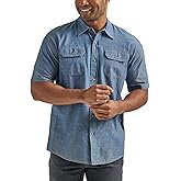 Wrangler Authentics Men's Short Sleeve Classic Woven Shirt