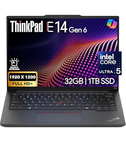 Amazon.com: Lenovo ThinkPad E14 Gen 6 14