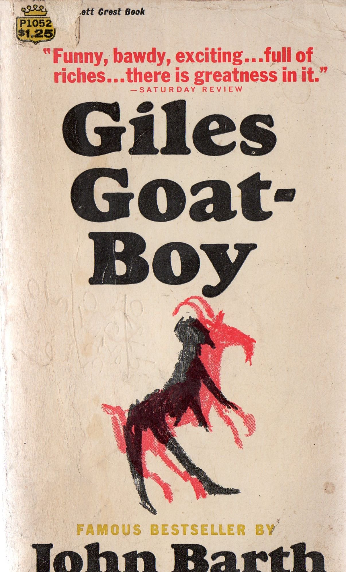 Giles Goat Boy Barth John 9780553147056 Amazon Com Books