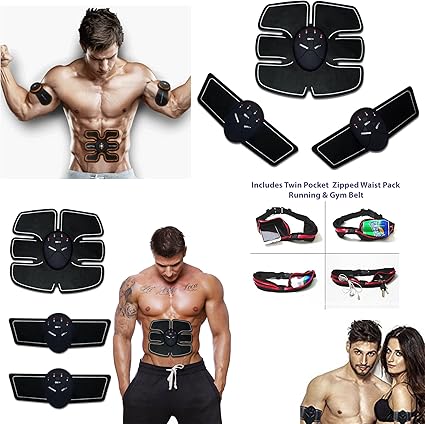 HK Online Smart Fitness 1 Entrenador de Abdominales EMS -2 x ...