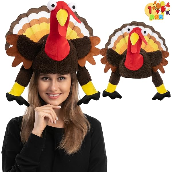 Thanksgiving Truthahn-Stirnband Für Damen & Kinder – Lustiges Haaraccessoire Für Herbst-Partys & Mottotage
