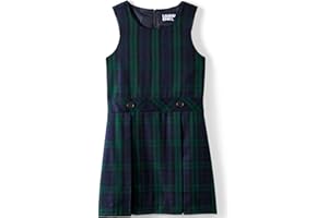 Lands' End Girls Uniform Plaid Jumper