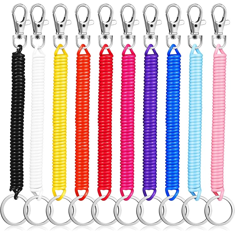 Pullther Lot De 2 Porte-clés Rétractables, Durables Et Extensibles Avec