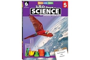 Shell Education 180 Days™: Science, Earth and Space Science for 5th Grade Practice Workbook for Classroom and Home, Cool and Fun Practice Created by Teachers