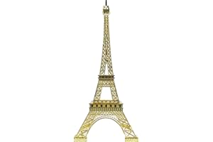 allgala 24" Eiffel Tower Statue Decor Alloy Metal, Gold