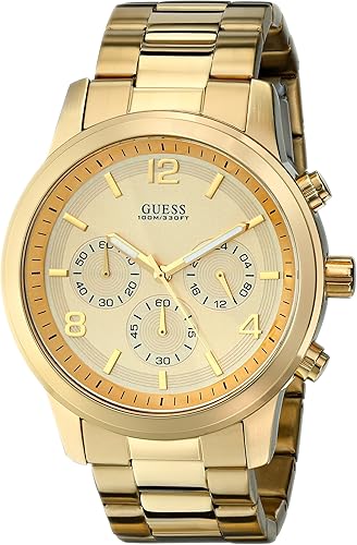guess digital watch gold