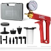 SMART JERRY Brake Bleeder Kit with Hand Vacuum Pump, 2026 Quality Upgraded | Power Steering Vacuum Bleeder, One Person Brake Fluid Pump for Brake Bleeding, Brake Bleed Pump with Pressure Gauge