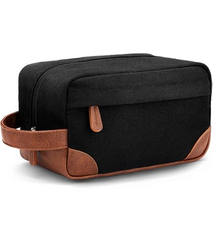 Toiletry Bag with Bonus Accessories (#27-0) Black : Beauty & Personal Care