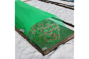 Alphatool 2.0oz/yd² Plant Covers Freeze Protection - 10 x 30 ft Easy of Use Green Winter Plant Frost Blanket Shield for Raised Beds, Reusable Garden Fabric Cloth Floating Row Cover for Outdoor Plants