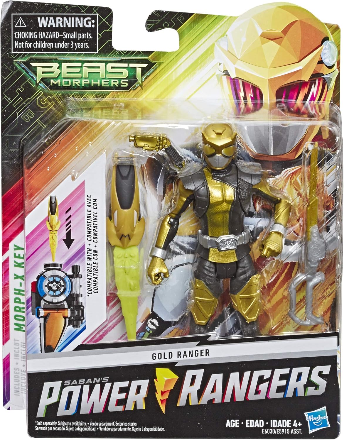 power rangers beast morphers gold ranger