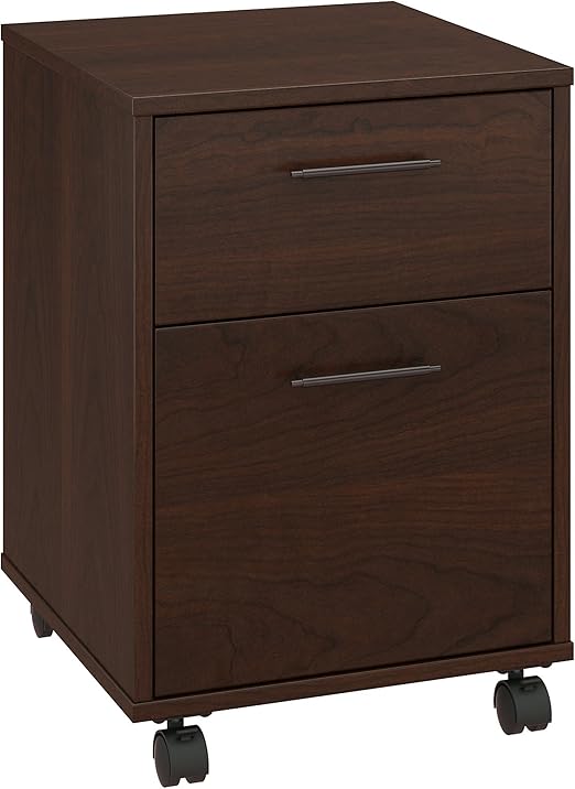 Amazon Com Bush Furniture Key West 2 Drawer Mobile File Cabinet