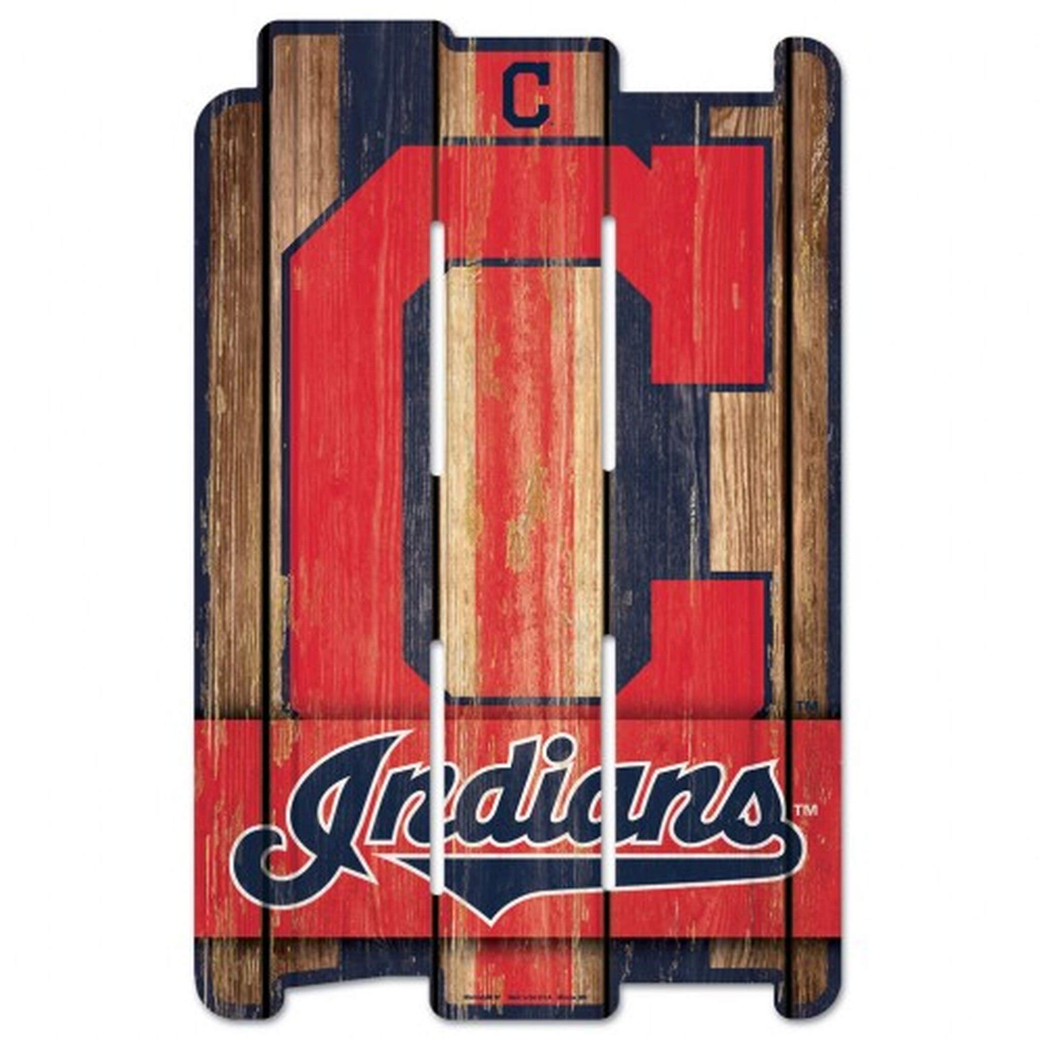 WinCraft Cleveland Guardians Wood Fence Sign