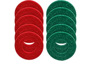 Bonsicoky 10 PCS Battery Terminal Anti Corrosion Washers Fiber, 5 Red & 5 Green Battery Terminal Protector