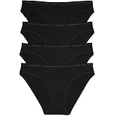 Victoria's Secret Women's Cotton Bikini Underwear, Moderate Coverage Panties for Women, Multi Pack (XS-XXL)