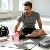KANGSIT Protein Shaker Bottle 400ml with Stainless Steel Ball Leakproof BPA Free view 6