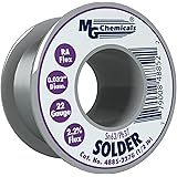 MG Chemicals 63/37 Rosin Core Leaded Solder, 0.032" Diameter, 1/2 lbs Spool