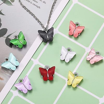 Buy 36 Pieces Butterfly Charms Acrylic Butterfly Pendant Colorful Butterfly Shape Charms For Earrings Bracelets Necklace Diy Jewelry Pendant Making Online In Turkey B08f53915p