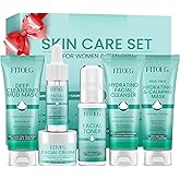 Skin Care Set for Teen Girls,Women Skincare Set,Hydrate,Oil Control,Pore Shrinking,Anti-Allergy Facial Travel Size Skin Care Kit for Girls 10-12 16-18,Christmas Stocking Stuffers for All Skin Types