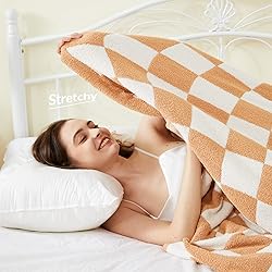 SeaRoomy Checkered Throw Blanket, Ultra Soft Cozy