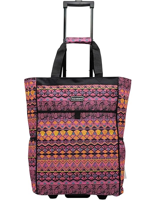 Amazon.com: TRAVELAND Multi-Purpose Rolling Tote-Feather