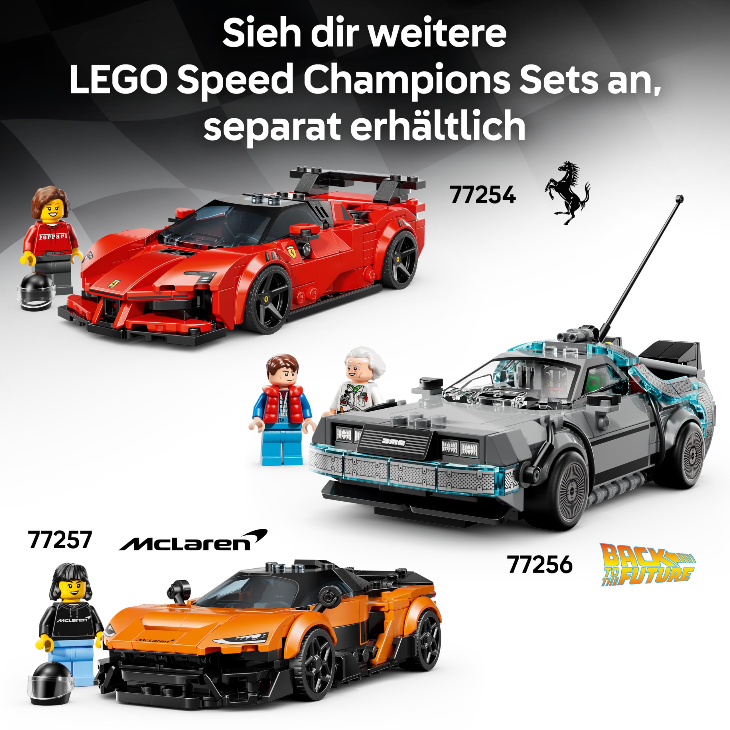 LEGO Speed Champions Bugatti Vision Gran Turismo Hypersportwagen - Modellbau mit sammelbarer Fahrer Minifigur - Gaming Geschenkidee für Jungen ab 9 Jahren und Motorsportfans - 77253 7