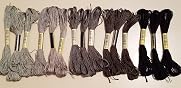 Kit De Broderie 144 Fils - 48 Couleurs Arc-en-Ciel - Fils à Coudre Pour Bracelets Et Point De Croix