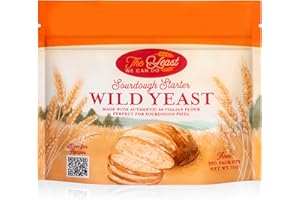 THE YEAST WE CAN DO Sourdough Starter Culture – Wild Yeast, Dehydrated Dry Starter for Bread & Pizza | 75g Total (3×25g Packets) 1 For Now & 2 Back-ups | Easy Activation, Shelf Stable, Perfect for Beginners and Pros