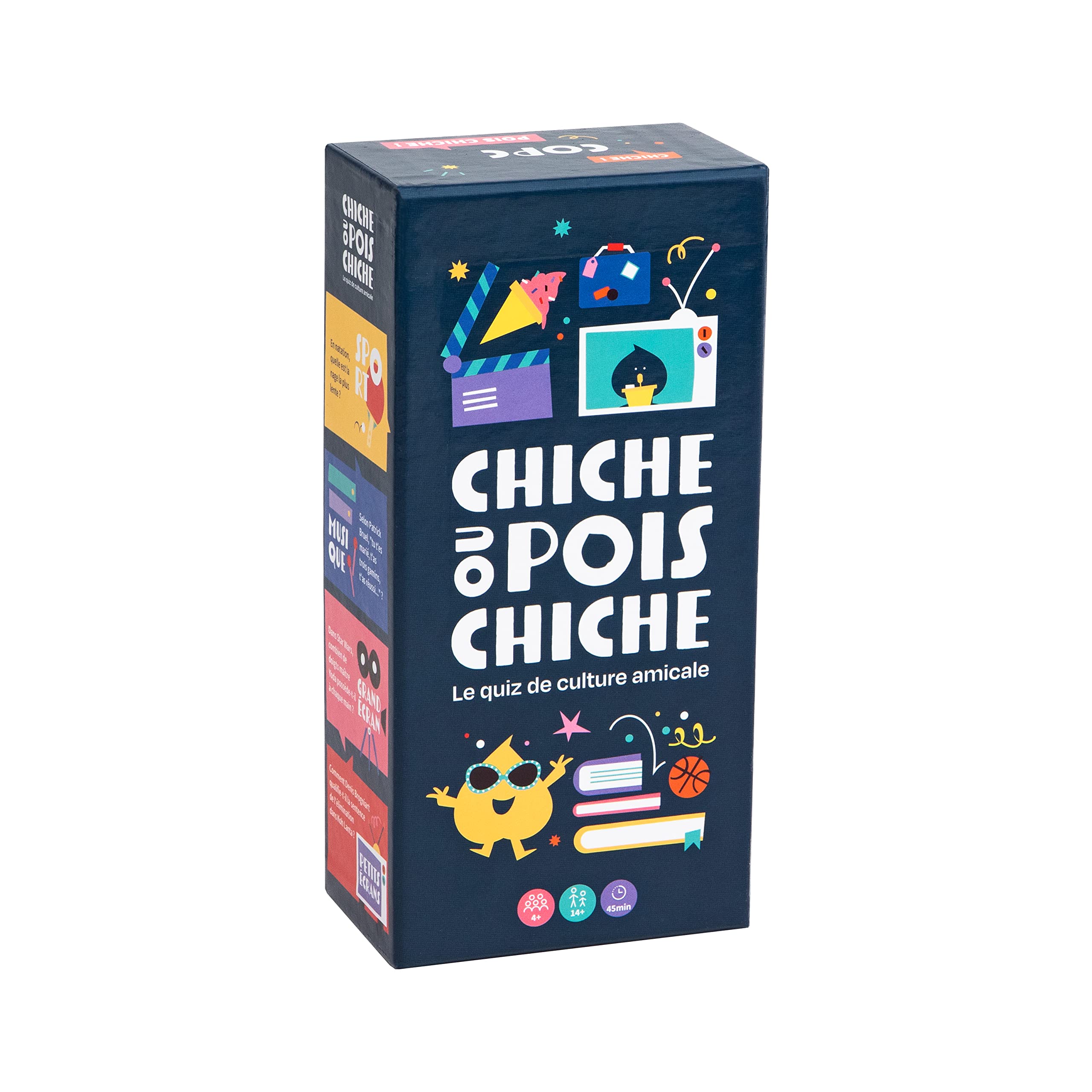 Chiche ou Pois Chiche - Le Quiz de Culture Amicale - Card Game - Board Games for Family Parties or Friends