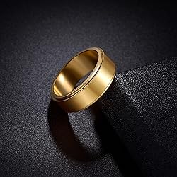 Udolfly Mens Fidget Rings Anxiety Rings for Men