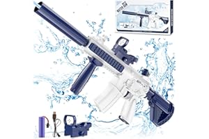 Dolanus Electric Water Gun for Kids Adults - Automatic Squirt Gun with up to 32 Ft Long Range, Summer Outdoor Beach Swimming Pool Party Toys, Gift for Kids Age 8 9 10 11 12 Years Old Boys