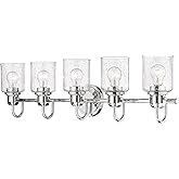 Z-Lite 340-5V-CH Kinsley Vanity, 5-Light 500 Total Watts, Chrome