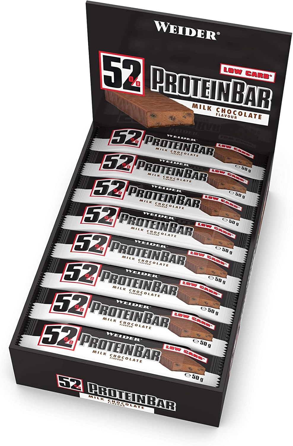 Weider 52% Protein Bar 24 x 50g