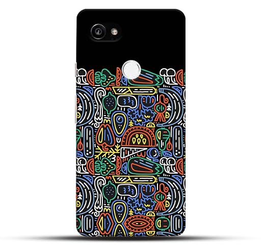 Pikkme Colorful Visual Art Graffiti Black Designer Amazon in Electronics