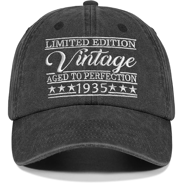 Vintage 1923 Limited Edition Baseball Cap – “100 Years Of Being Awesome” Birthday Hat, Adjustable Cotton Washed