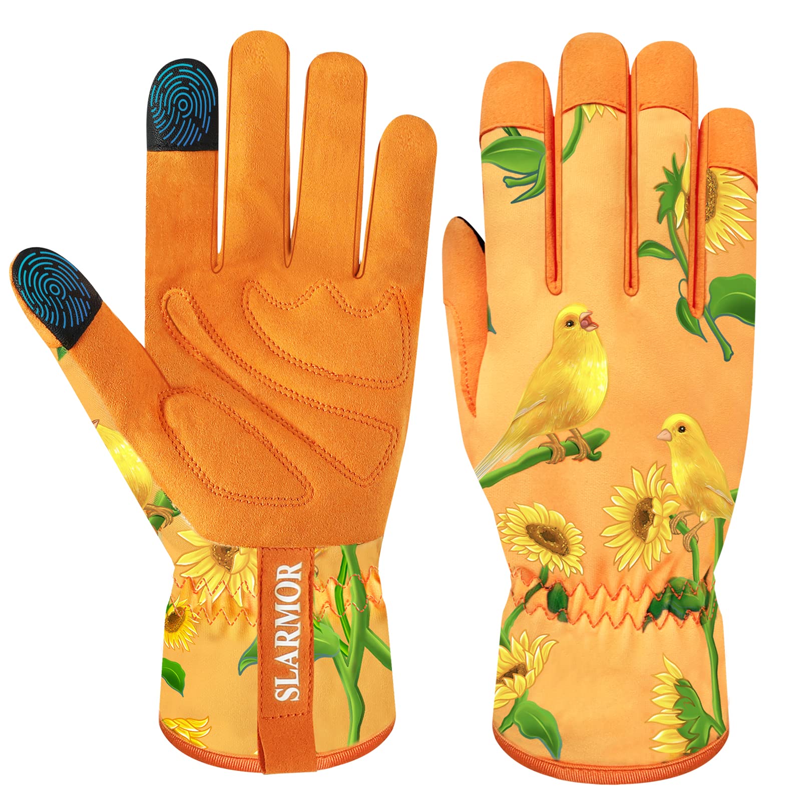 SLARMOR Women's-Gardening-Gloves Thoughtful Gardening-Gifts-for-Women, Microfiber Material With Touchscreen Function, Ideal For Garden Work, Cleaning, Camping & Landscaping