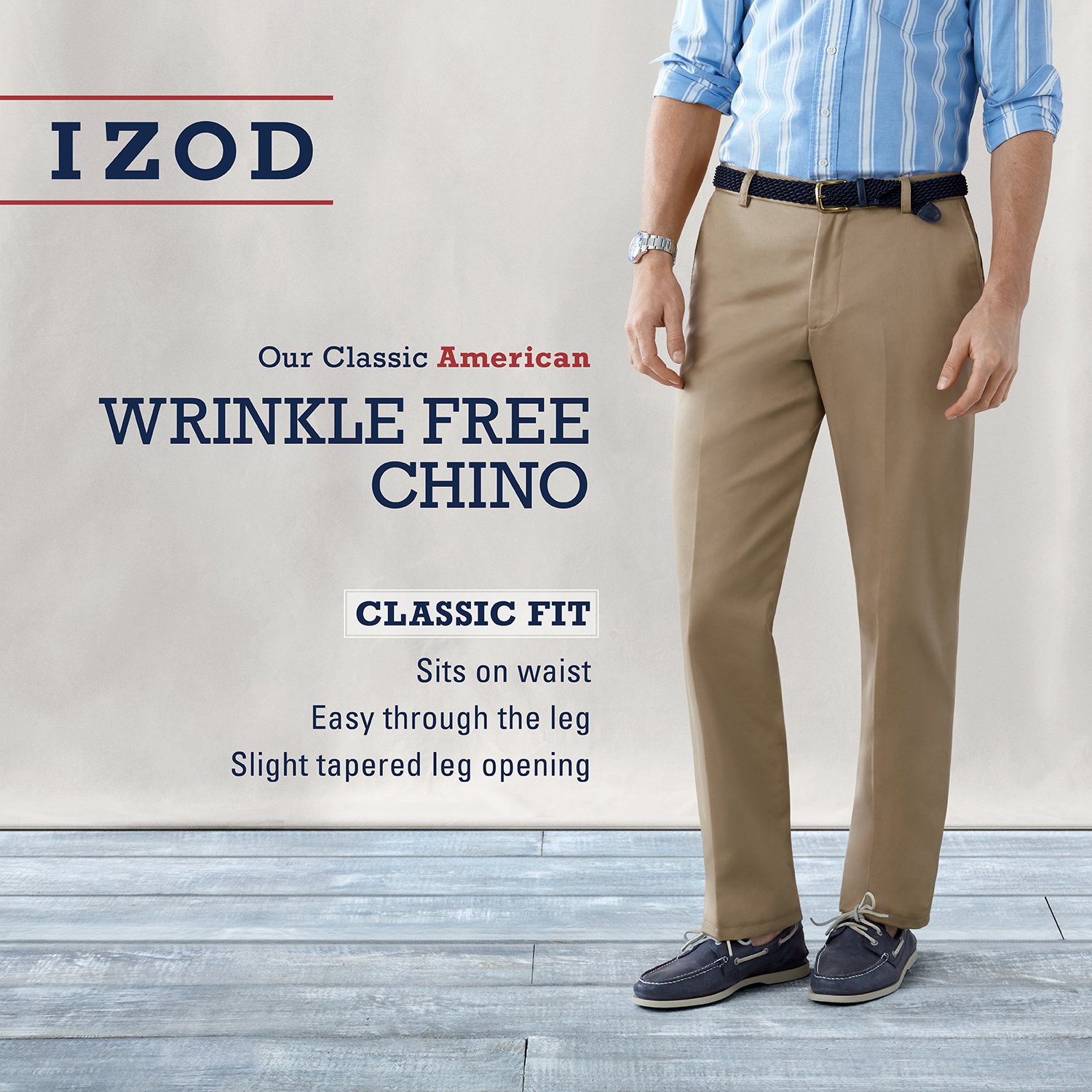 Tall American Chino Double Pleated Pant 