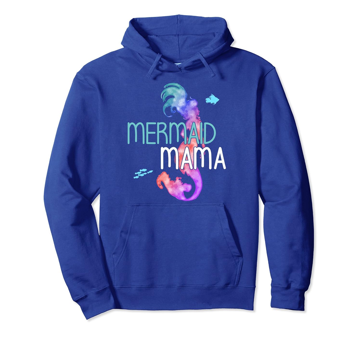 Mermaid Mama Mermom Hoodie Cute Mermaid Birthday Party Gift-anz