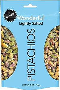 Wonderful Pistachio Lightly Salted Shelled Pistachios, 6 OZ