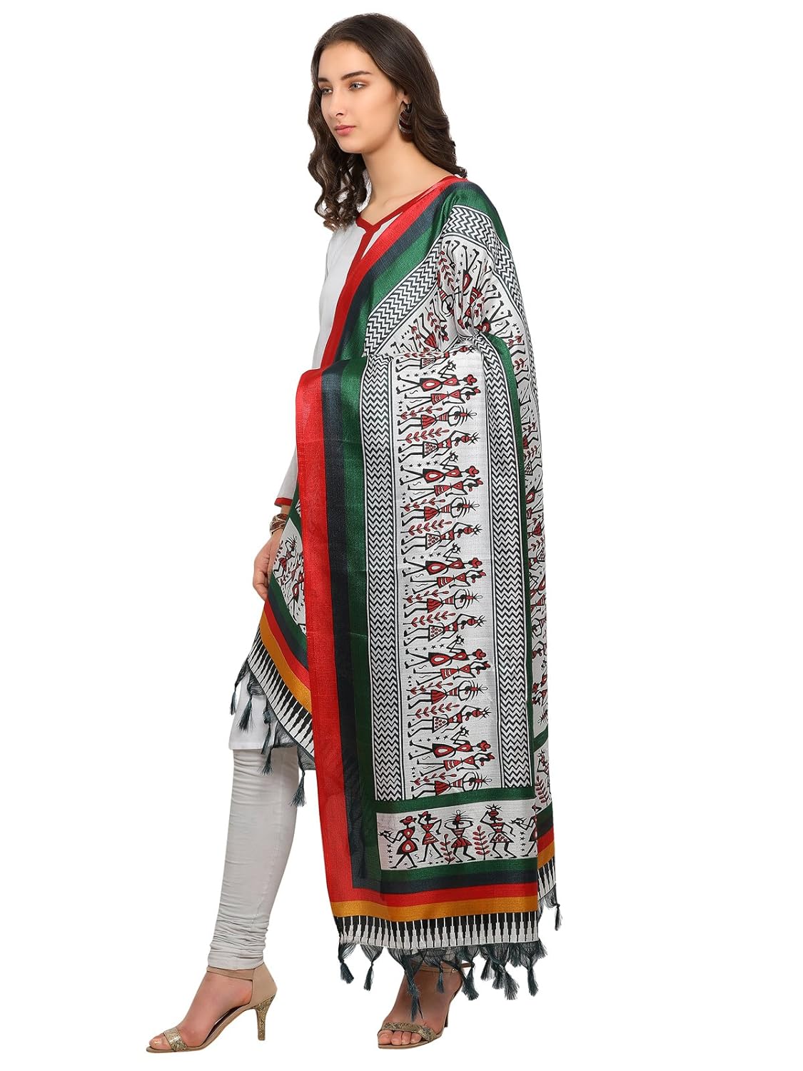 kanchnar women's bhagalpuri silk printed dupatta