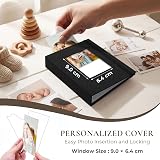 Vienrose Small Photo Albums 6x4 2 Pack Linen Cover 26-Page Holds 52 Pics view 3