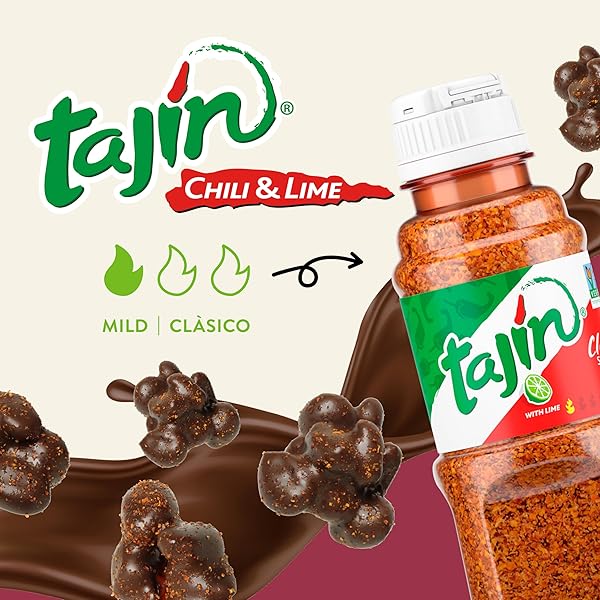 SNAK CLUB TAJIN CHOCOLATEY PEANUT AND CORN CLUSTERS, CHOCOLATE COVERED DRY ROASTED NUTS AND TOASTED CORN NUGGETS WITH CHILI AND LIME SEASONING, MILD, 8 OZ RESEALABLE BAG