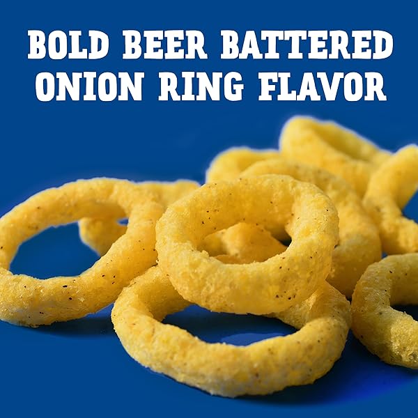 ANDY CAPP’S BEER BATTERED ONION RINGS BAKED OAT AND CORN SNACKS, 2 OZ