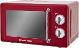 Russell Hobbs 17L Red Retro Solo Microwave 700W, 5 Power Levels